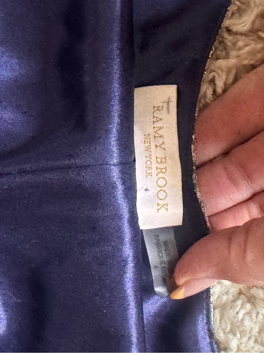 Ramy Brook Striped Halter Jumpsuit in Blue, Gray and Teal - Picture 7 of 8